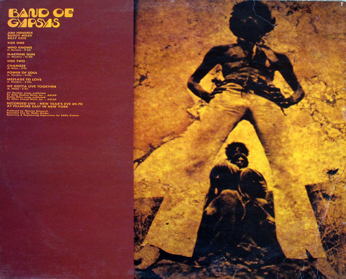 High Resolution Photo of JIMI HENDRIX BAND OF GYPSYS FRANCE BARCLAY  